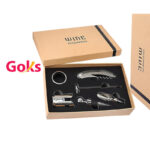 ღვინის აქსესუარების ნაკრები მუყაოს ყუთით YOBANSA