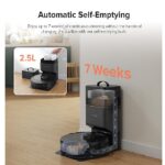 რობოტი მტვერსასრუტი Roborock Q8 Max+ Black | Goks.ge - Image 4