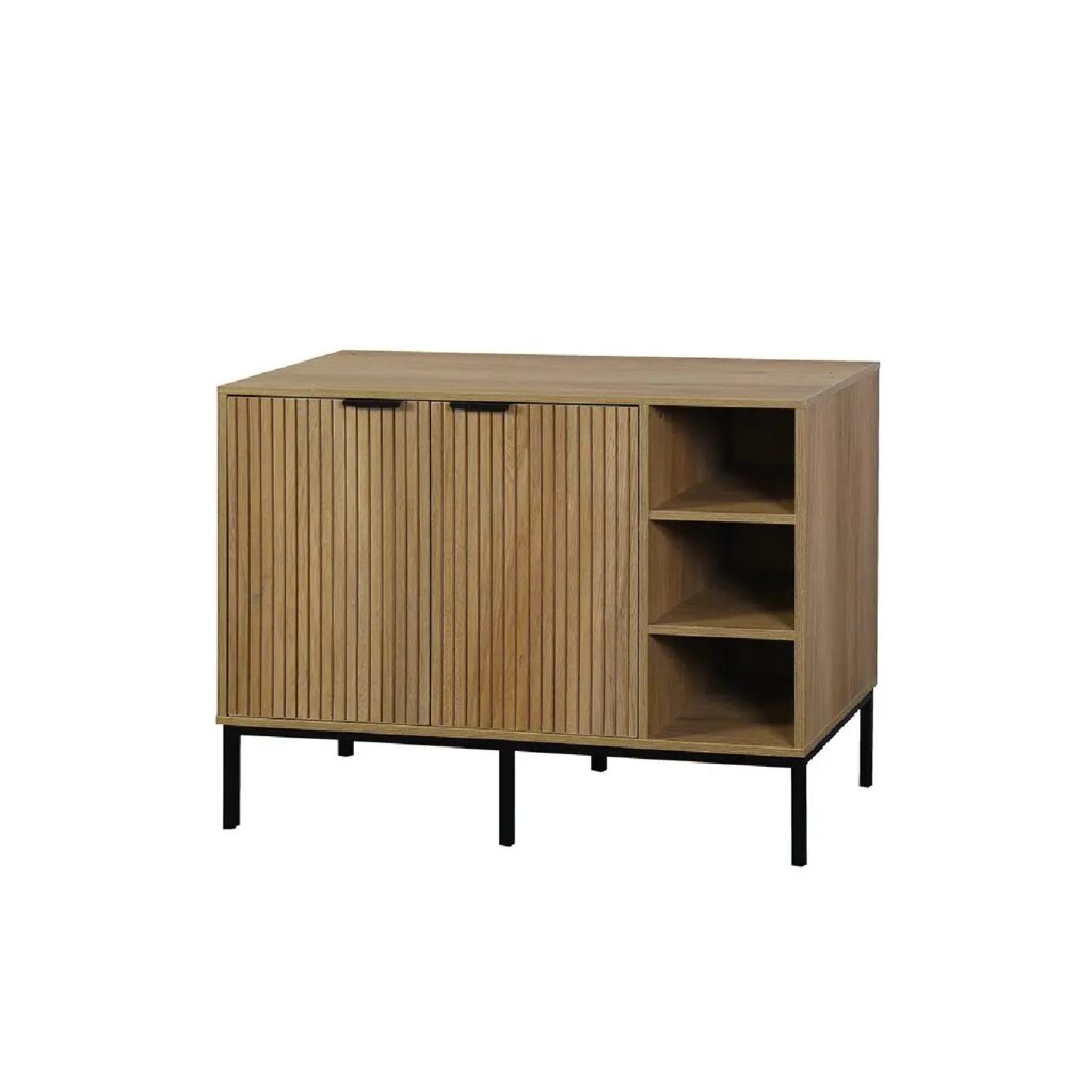 Goks.ge კომოდი თაროებით MH24005 100X40X80 Goks.ge