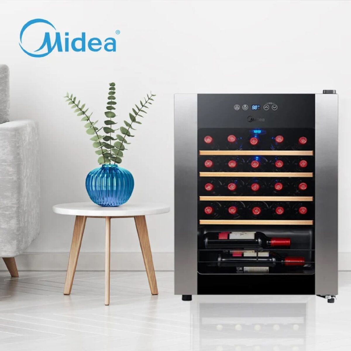 ღვინის მაცივარი MIDEA MDRW107FGG22 Goks.ge