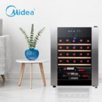 ღვინის მაცივარი MIDEA MDRW107FGG22 Goks.ge