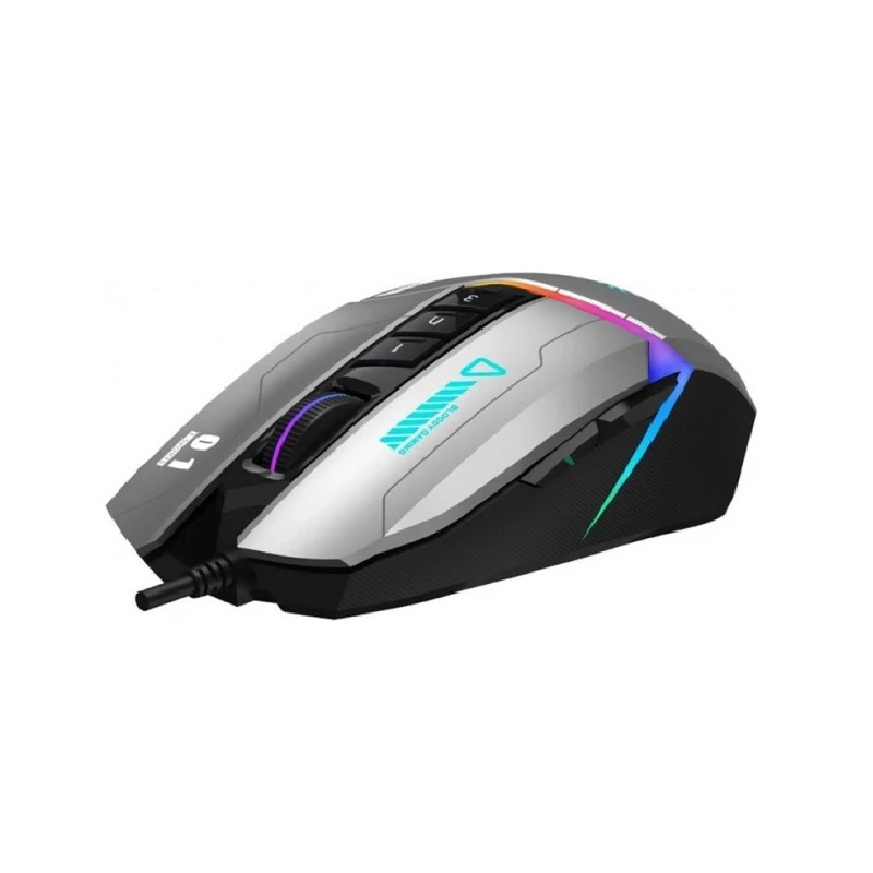 A4tech Bloody W60 Max RGB Gaming Mouse Gun Grey Goks.ge