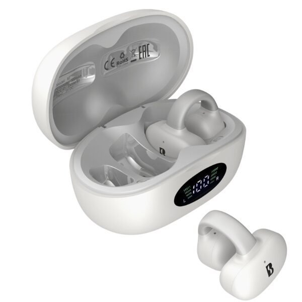Biosong B5 Open-Design Bluetooth Earclip White