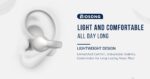 Biosong B5 Open-Design Bluetooth Earclip White