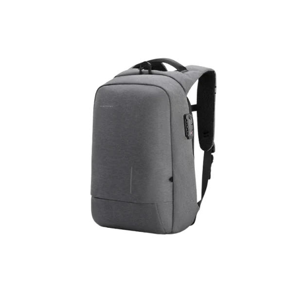Kingsons Anti Theft Commuter Backpack With USB Charger 17.1 Grey - KS3149W-D