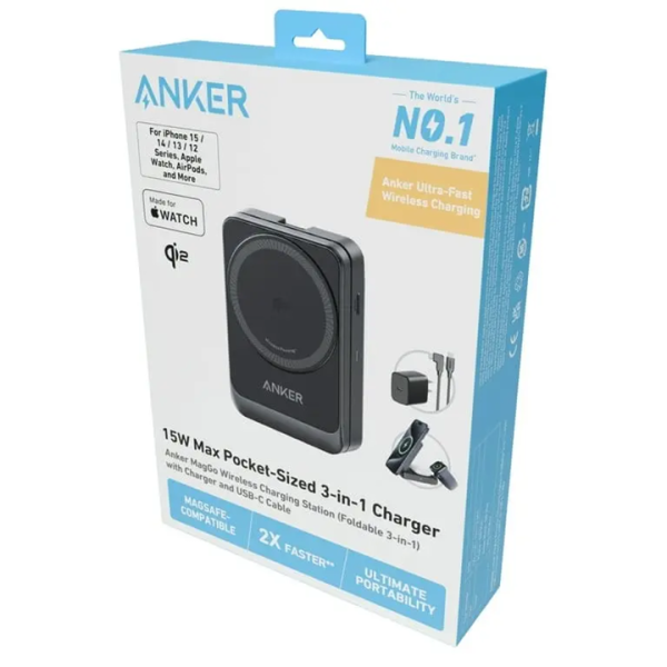 Anker MagGo Wireless Charging Stationa